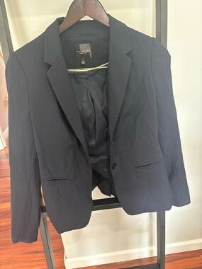 The Limited Black Tailored Single-Button Blazer